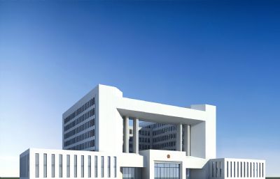 政府办公大楼,行政楼3D模型