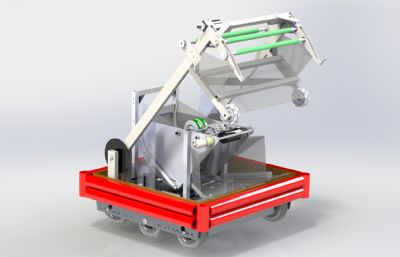 比赛机器人车3D数模(网盘下载)