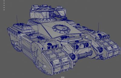 未来坦克,重型坦克,战斗装甲车3Dmaya模型
