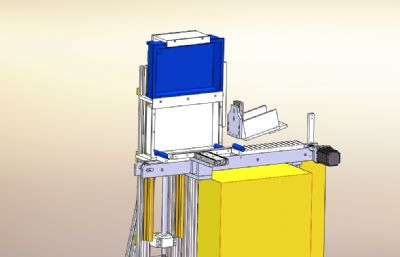 电池装盒包装机3D数模模型