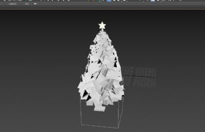 圣诞节礼盒礼物+圣诞树FBX模型,2K贴图