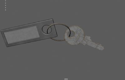 钥匙+门禁卡,老钥匙3dmaya模型
