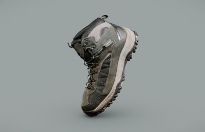 登山鞋,运动鞋3D模型