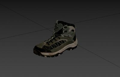 登山鞋,运动鞋3D模型