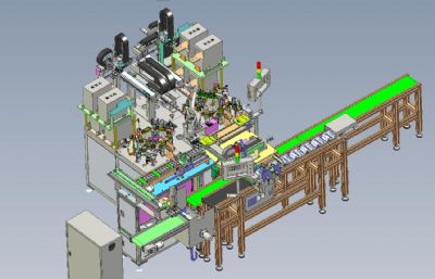 机器人抓取检测设备3D数模模型