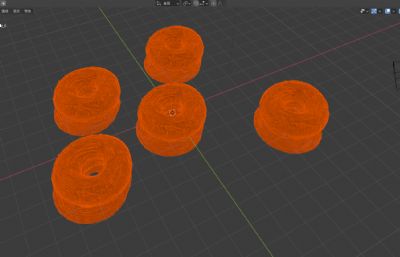 donuts甜甜圈3D模型