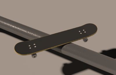 滑板3D模型