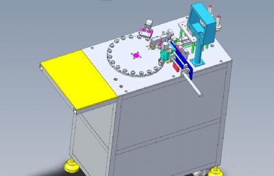 五金钢材自动焊锡机,焊接机3D模型