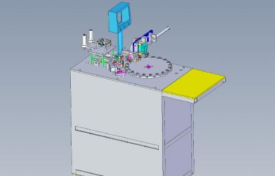 五金钢材自动焊锡机,焊接机3D模型