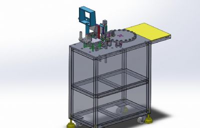 五金钢材自动焊锡机,焊接机3D模型