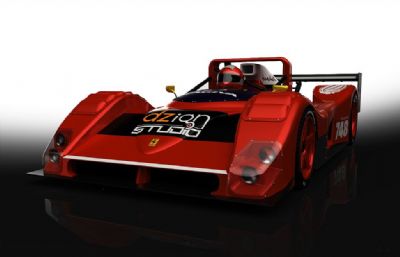 法拉利车模,F1赛车solidworks模型