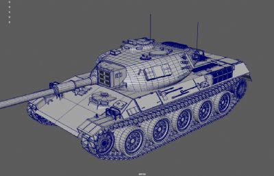 STB1坦克,主战坦克 ,履带战车3dmaya模型