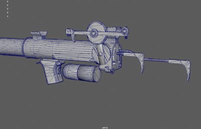 榴弹发射器,榴弹枪,游戏枪械3dmaya模型