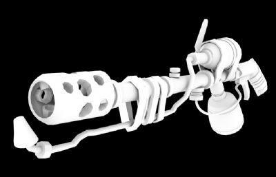 喷火器,喷火枪maya模型素模