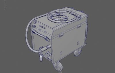 写实电焊机,焊接机3dmaya模型低模,塌陷文件