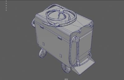 写实电焊机,焊接机3dmaya模型低模,塌陷文件