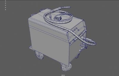 写实电焊机,焊接机3dmaya模型低模,塌陷文件