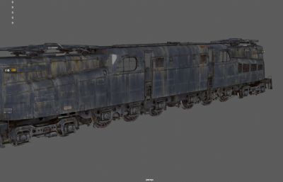 雪国列车,老式火车,哥特风格轨道车,3dmaya模型