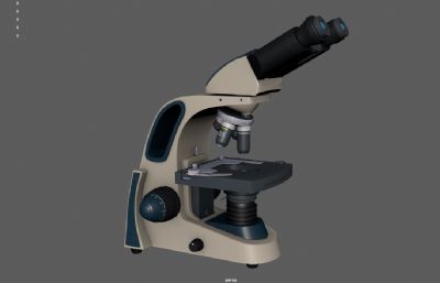 电子显微镜,实验室器材,光学仪器,光学镜3dmaya模型