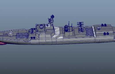 052D型驱逐舰OBJ模型