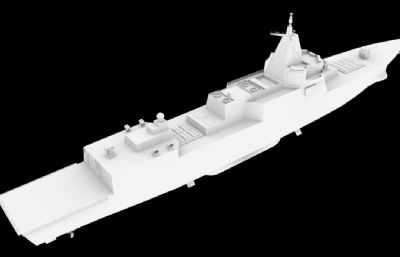 055型驱逐舰,新型舰队防空驱逐舰3d模型,max,obj等格式