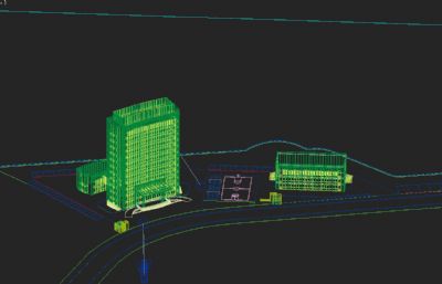 办公楼,科研楼,综合楼3D模型