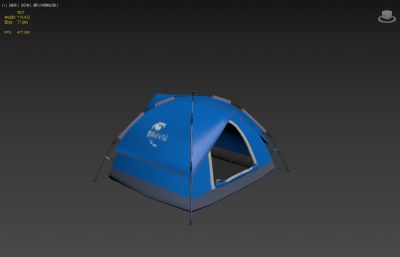 露营帐篷3d模型