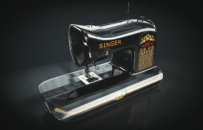 Singer 160缝纫机3dmax模型