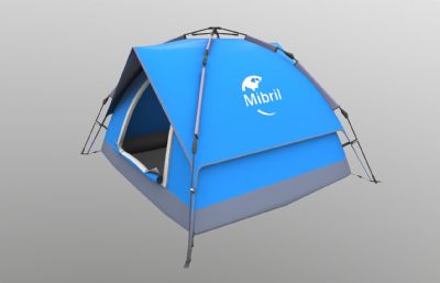 露营帐篷3d模型