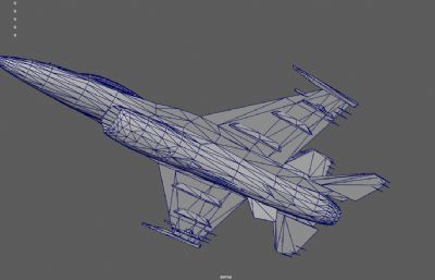 F16战斗机,F16C多用途战斗机,超音速战机3dmaya模型