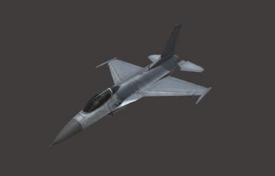 F16战斗机,F16C多用途战斗机,超音速战机3dmaya模型