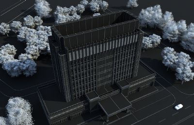 商务楼,酒店会所,办公楼3dmax模型