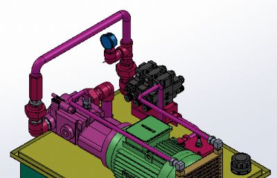 液压泵solidworks数模模型