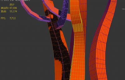 树-抽象雕塑设计3dmax模型