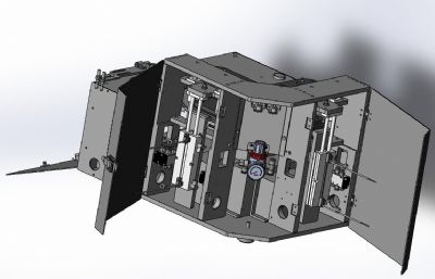 PCB功能测试设备系统solidworks数模