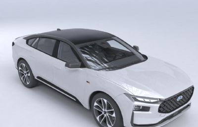 2023款福特蒙迪欧ST-Line汽车3D模型