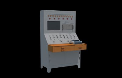 电气控制柜,系统控制柜,工业设备3D模型