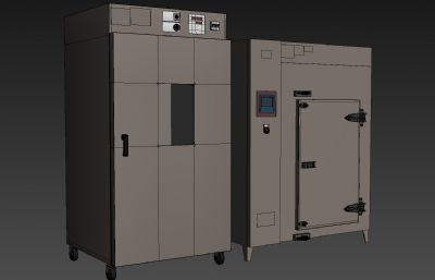 制药厂鼓风干燥机3D模型