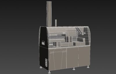 制药厂药片机,挑片机3D模型