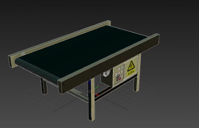 生产设备传送带3D模型