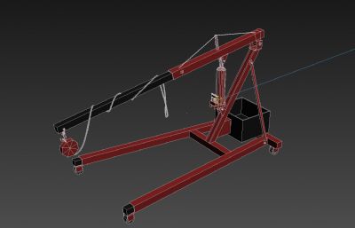 吊车,起吊机,吊臂工业设备3D模型