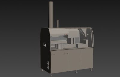 制药厂药片机,挑片机3D模型