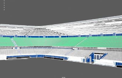 露天足球场,维尼体育场,国家体育馆3dmaya模型