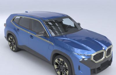 2023款宝马XM汽车SUV汽车3D模型