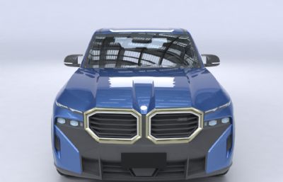 2023款宝马XM汽车SUV汽车3D模型