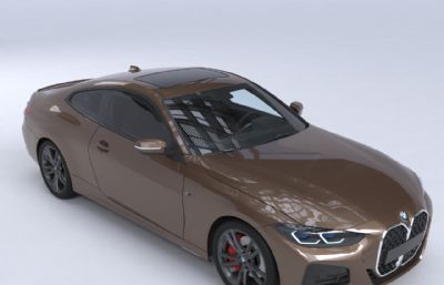 2023款宝马M430iCoupe汽车3D模型