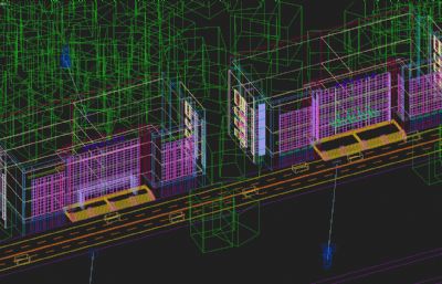 两套实操评估用房,办公楼,科研楼3D模型