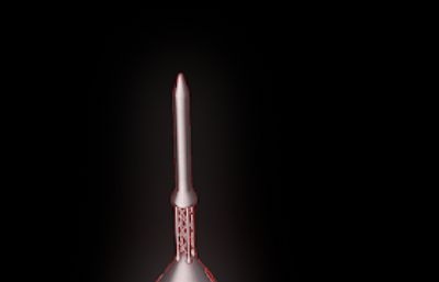 土星5号运载火箭(美)3D模型,OBJ格式