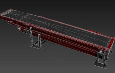 卸货传送带3D模型