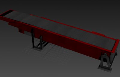 卸货传送带3D模型